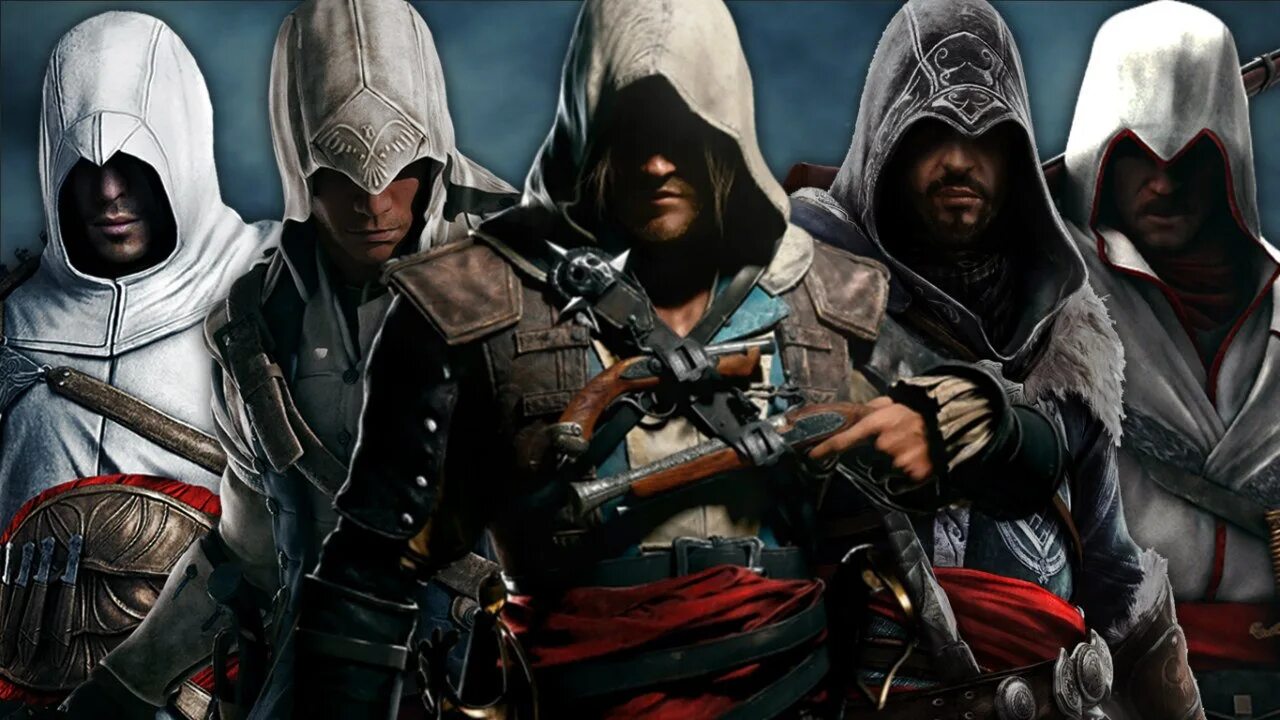 Ассасин крид виды. Ассасин группа. Ассасин команда. Assassins Creed все ассасины. Древние ассасины.