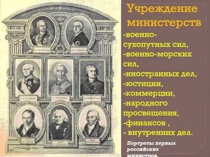 Учреждение 1 министров год