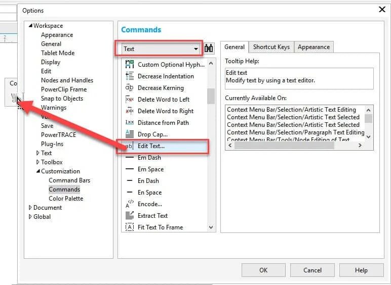 Custom option. Customizing options.