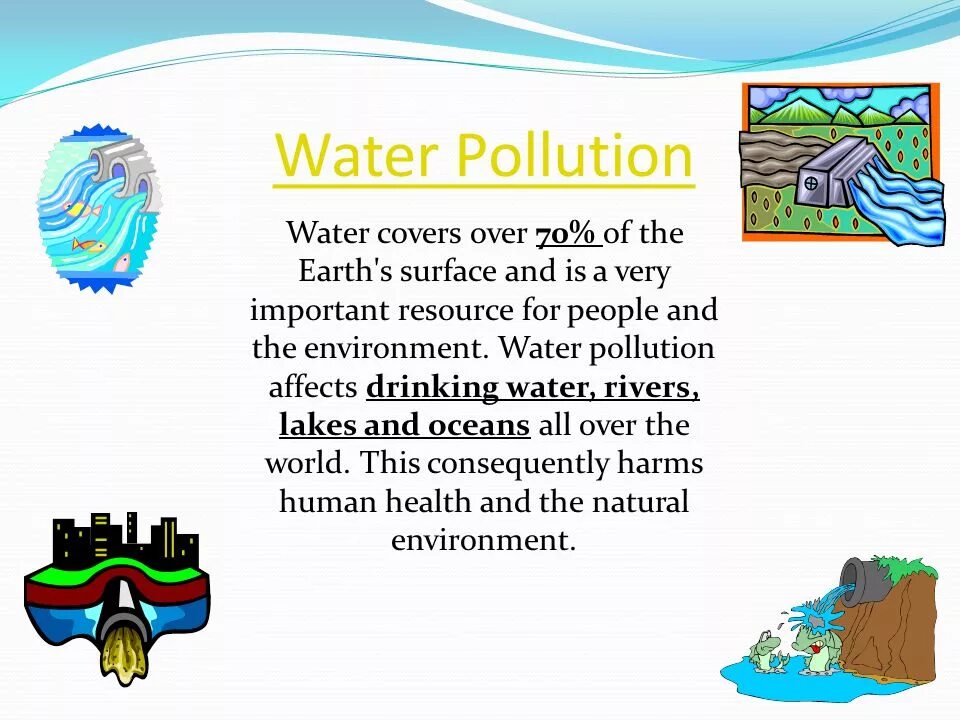 Water is the most important resource. Water pollution презентация. проект на тему water pollution. water pollution топик. about water pollution.