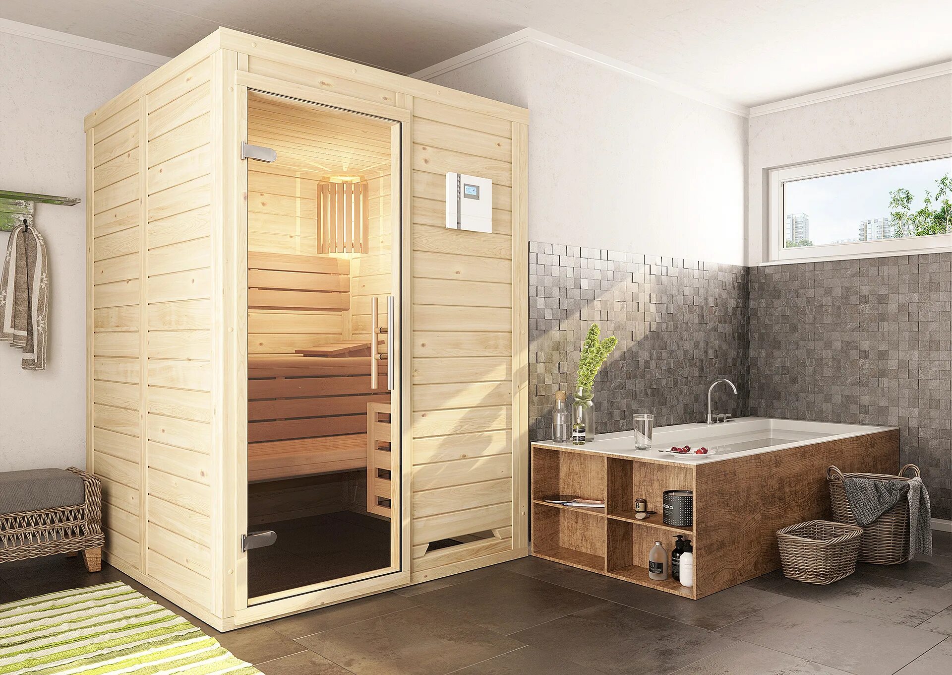 Small sauna