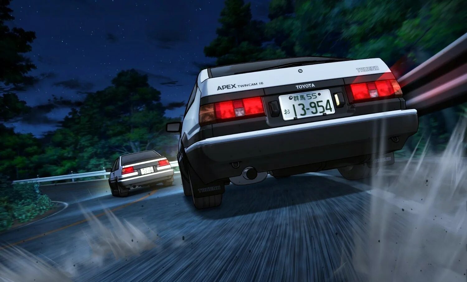 Initial d 86. Initial d first stage ae86. initial d обои. initial d номера авто.