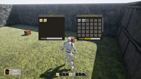 Unreal инвентарь