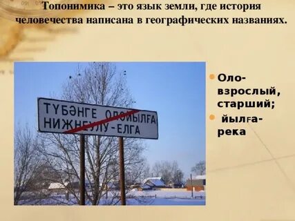 Топонимика