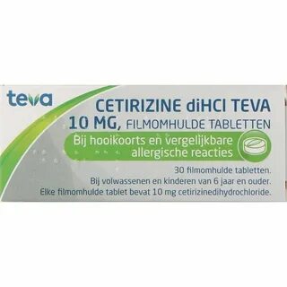 Цетиризин тева инструкция