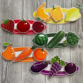 Игры на липучках овощи