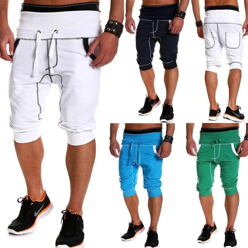 Шорты BKK short Pants. Шорты мужские капри джоггеры 2019. Модные спортивные шорты мужские. Модные шорты для мужчин.