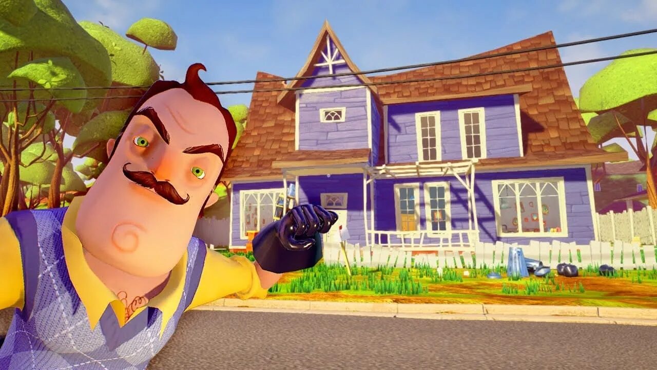 Включи игру hello neighbor