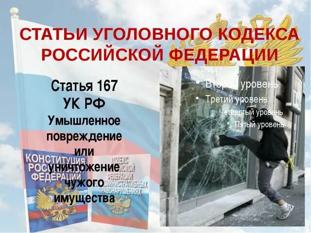 167 ук рф умышленное. Ст 167 УК РФ. Статья 167 уголовного кодекса. Ч. 1 ст. 167 УК РФ. Уничтожение чужого имущества УК РФ.