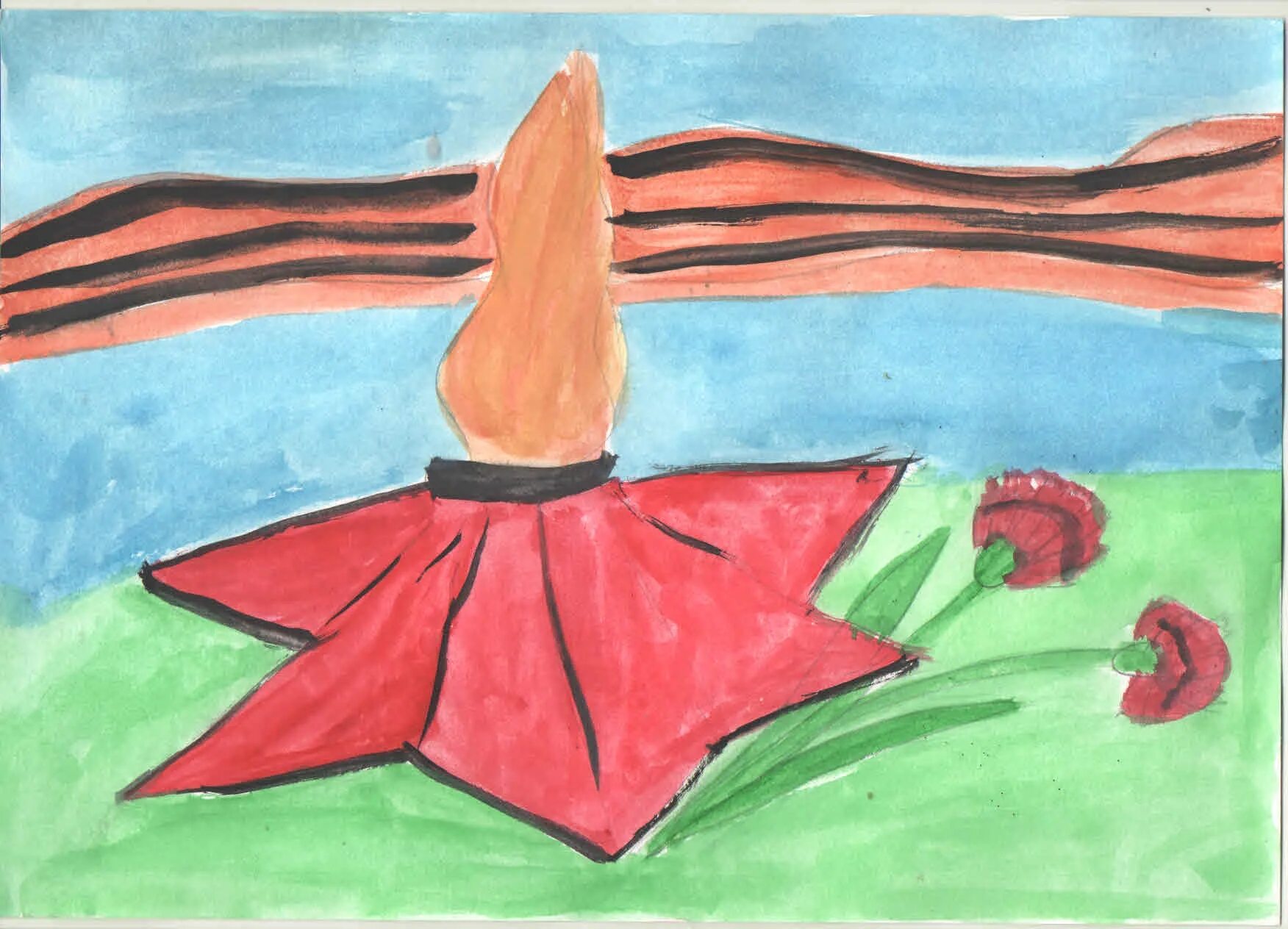 Вечный огонь рисунок. Вечный огонь рисунок для детей. Нарисовать вечный огонь. Рисунки вечного огня на 9 мая для детей.