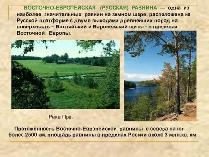 Восточно европейская равнина 4 класс окружающий