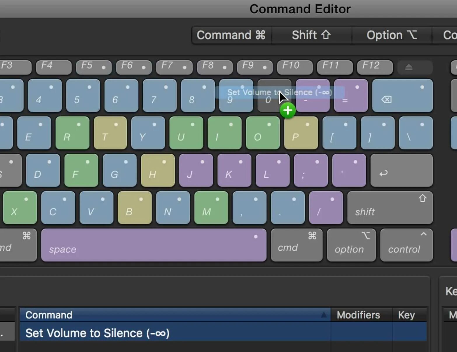 Command edit