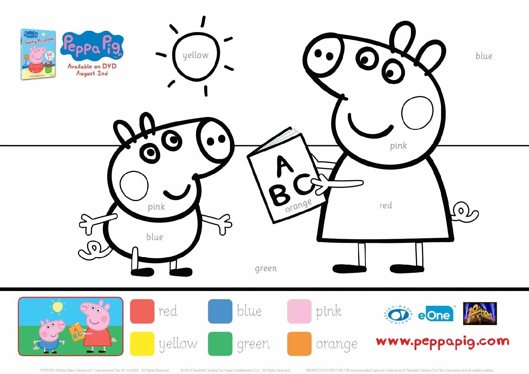 Peppa worksheet