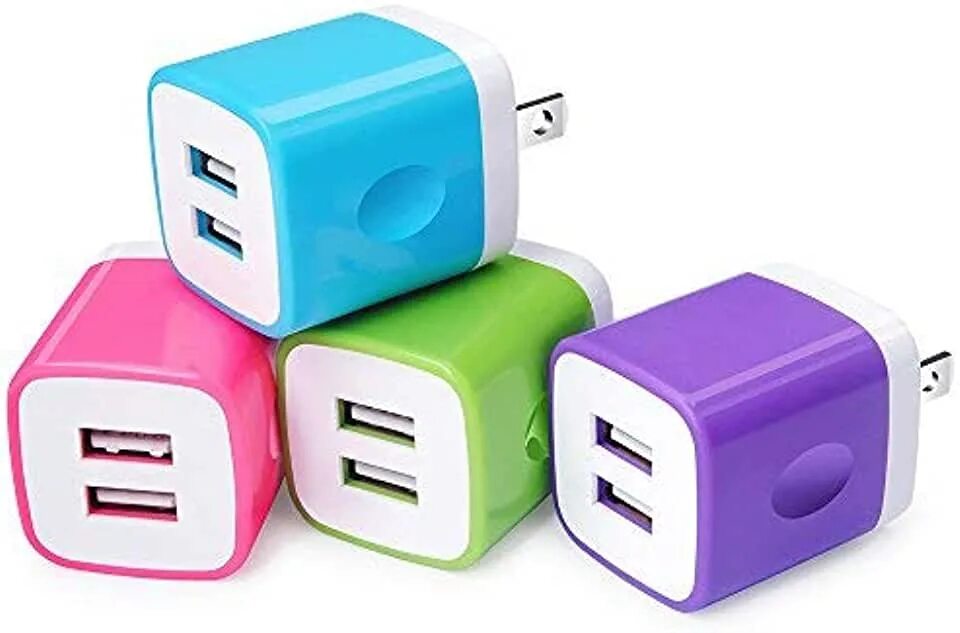 Usb cube. Раскрашенные блоки зарядки. Кубик с юсб.