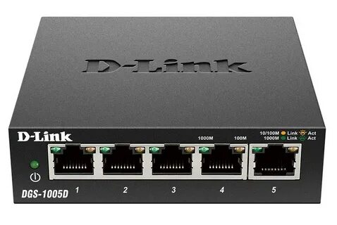 Коммутатор d link des 1005d