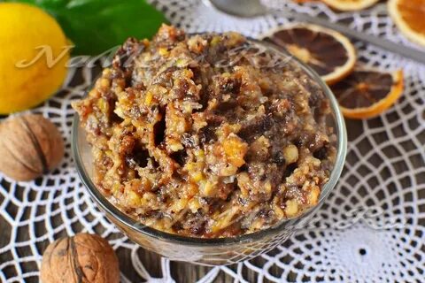 Рецепт грецкие орехи с медом и лимоном