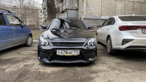 Фары приора в стиле амг