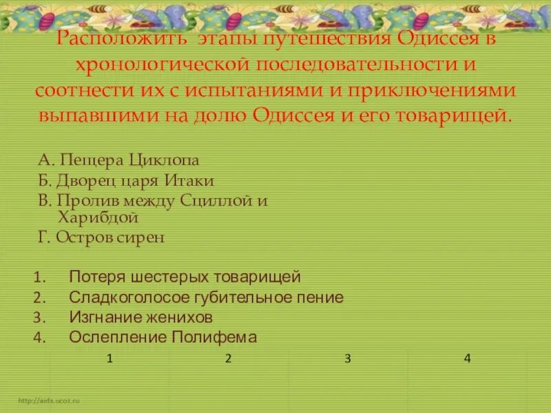 Этапы странствий Одиссея. Путешествие Одиссея главные этапы странствий. Расставьте этапы комбинированного урока в правильной последовательн. Расположите в хронологическом порядке этапы работы над проектом.