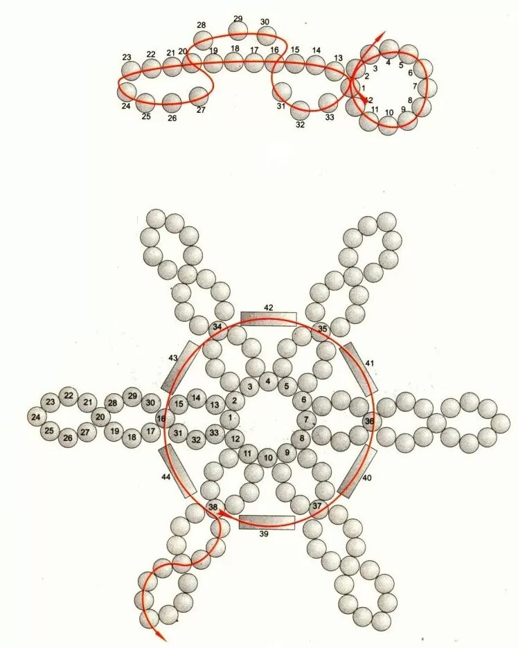 Схема бусинок. Снежинки из стекляруса и бисера схемы для начинающих. Снежинка из бисера схема плетения для начинающих. Снежинки из бисера и бусин схемы. Схемы для бисероплетения Снежинка.