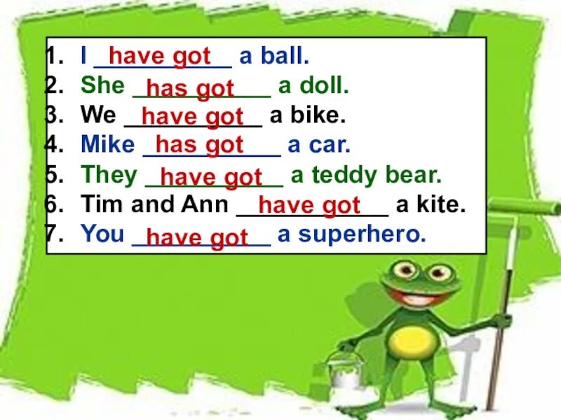 He got of the car. Предложения с have got. Предложения с have и has. Предложения с i have got. Have got has got вопросительные предложения.