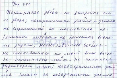 Русский язык 5 класс ладыженская 441