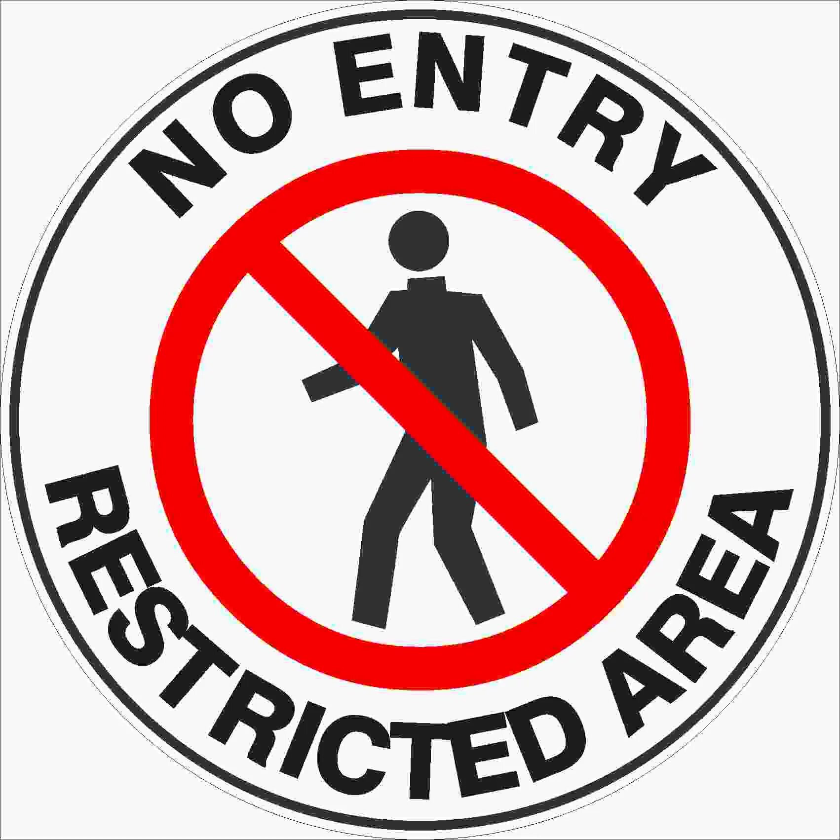 No entry. Entry restrictions. No entry sign. No entry allowed.