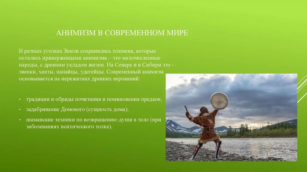 Элементы анимизма