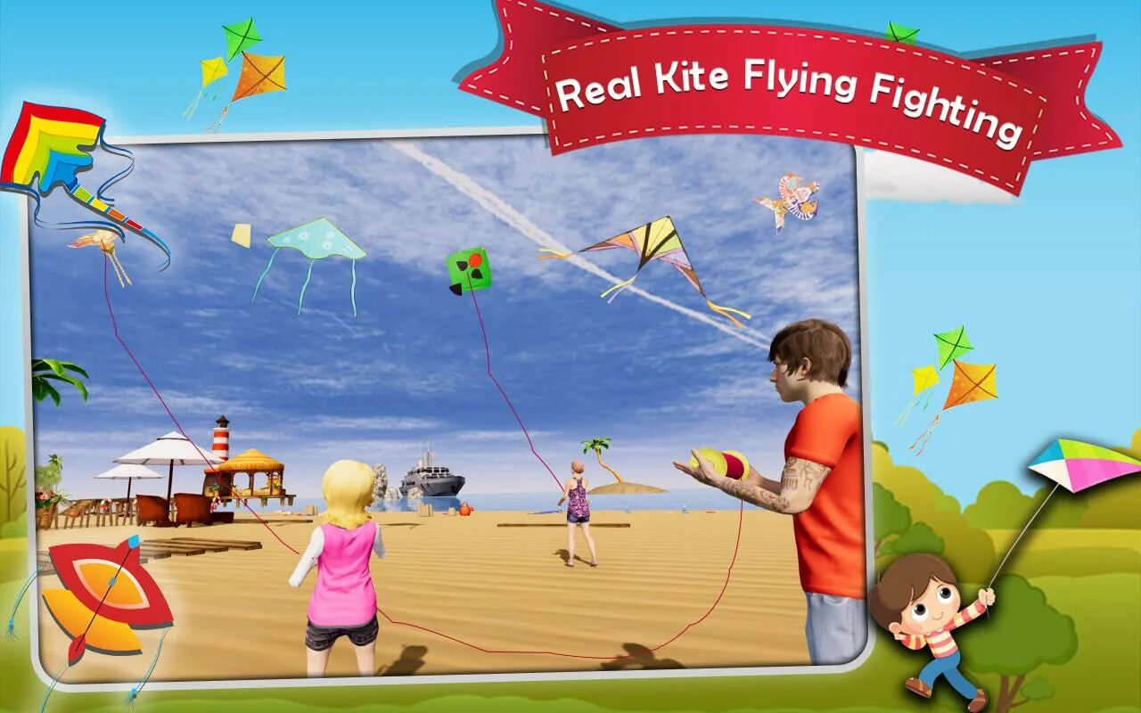 Воздушный змей игра. Flying a Kite. Игра воздушный змей для детей. Fly a Kite.