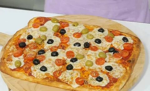Рецепт пиццы с оливками