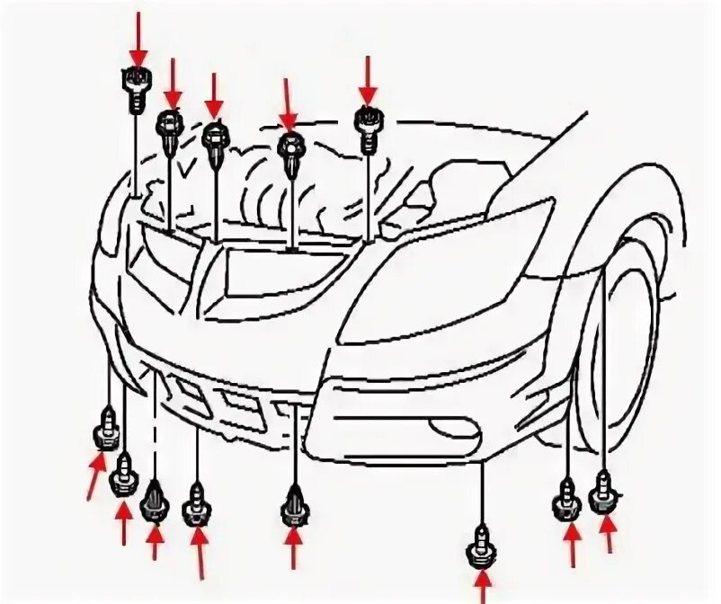 Предохранитель вайб. Крепеж переднего бампера Pontiac Vibe. Снятие переднего бампера Pontiac Vibe 2. Крепление бампера переднего Pontiac Vibe 2003 года. Крепление заднего бампера Pontiac Vibe.