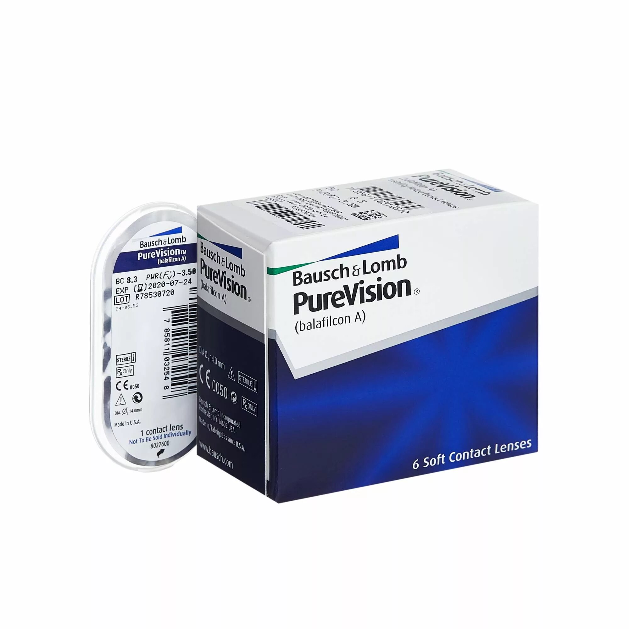 Контактные линзы 2 8 5. Bausch&amp;lomb pure vision 2. bausch+lomb purevision 2 линза. линзы контактные пюр вижн (pure vision) -4.25 №6. контактные линзы purevision 6 линз.