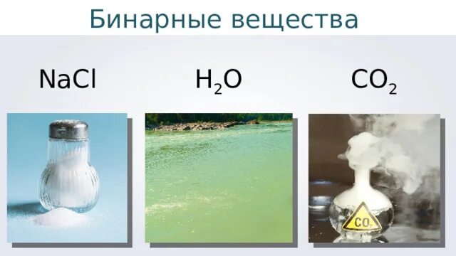 Бинарным веществом является kno3 h2co3