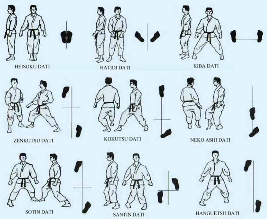 Дати. Каратэ Шотокан стойки удары блоки. Базовые стойки в каратэ Шотокан. Каратэ Шотокан блоки и удары название. Киокушинкай каратэ стойки блоки удары.