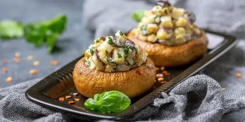 Baked mushrooms