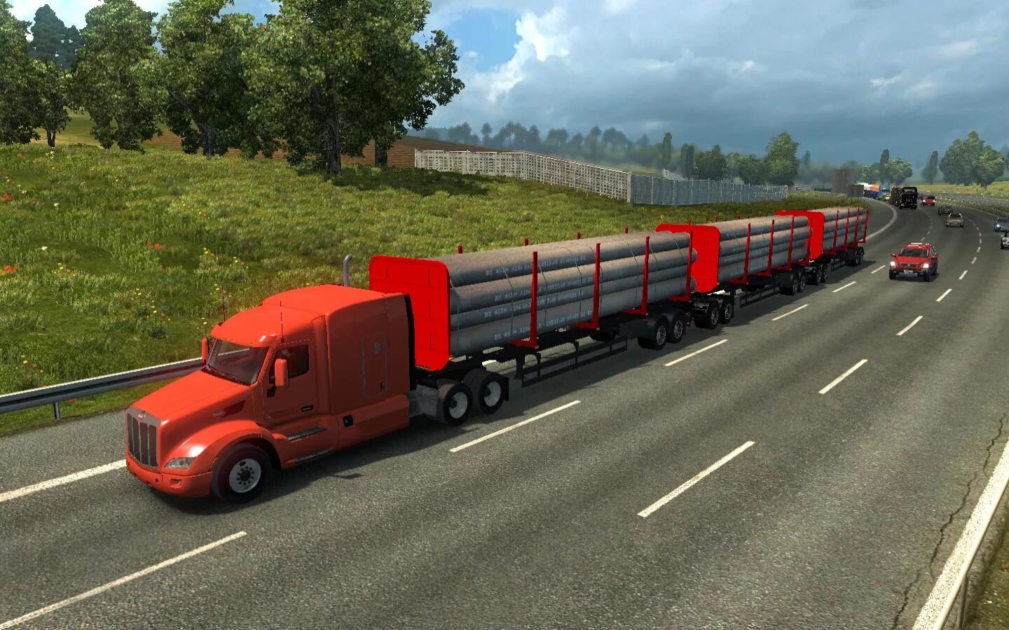 Euro Truck Simulator 2 Траффик. ETS 2 Mods. ETS 2 all Traffic photo.