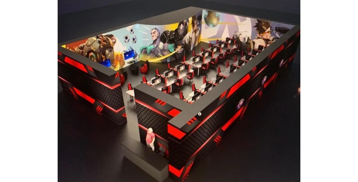 Интерьер игрового клуба. Кибер парк екатеринбург. Киберленд ярославль. Киберленд рославль. Кибер арена владимир ашан.