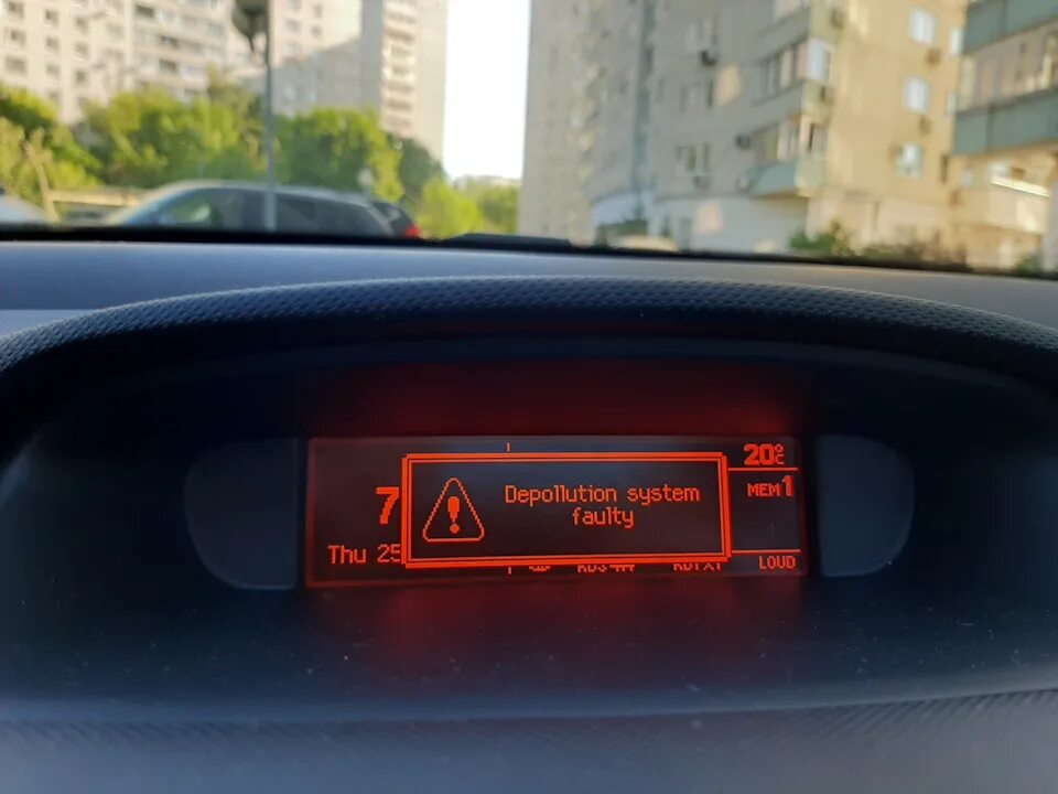 Engine fault repair needed