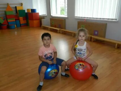 Фитбол гимнастика в детском саду