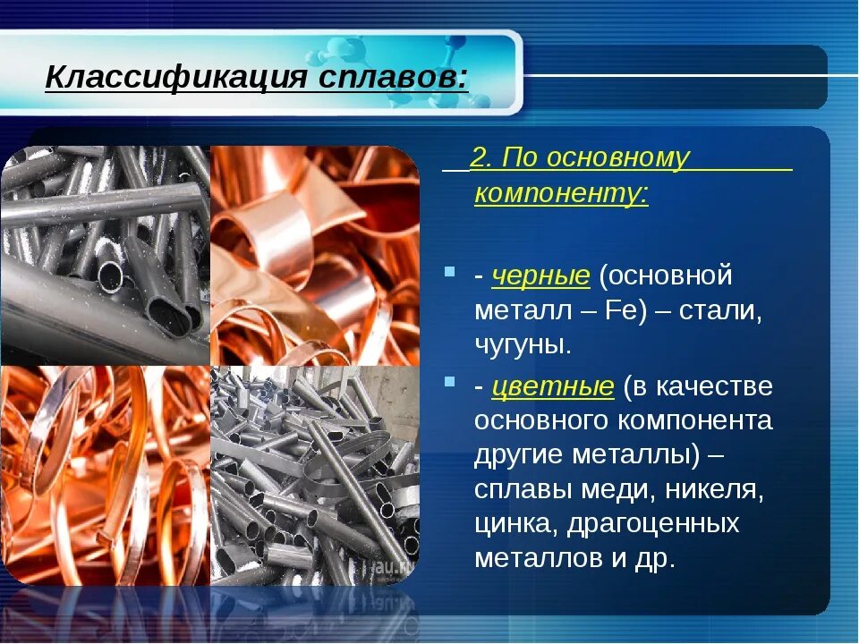 Предприятия металлов и сплавов