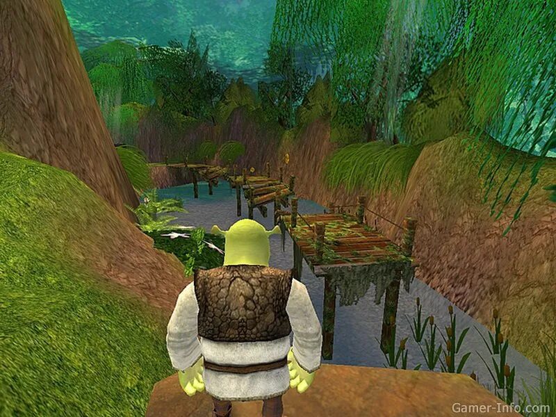 Игра шрек 2 часть 2. Компьютерная игра Шрек 2. Игра Шрек 2004. Shrek игра 1. Шрек ps1.