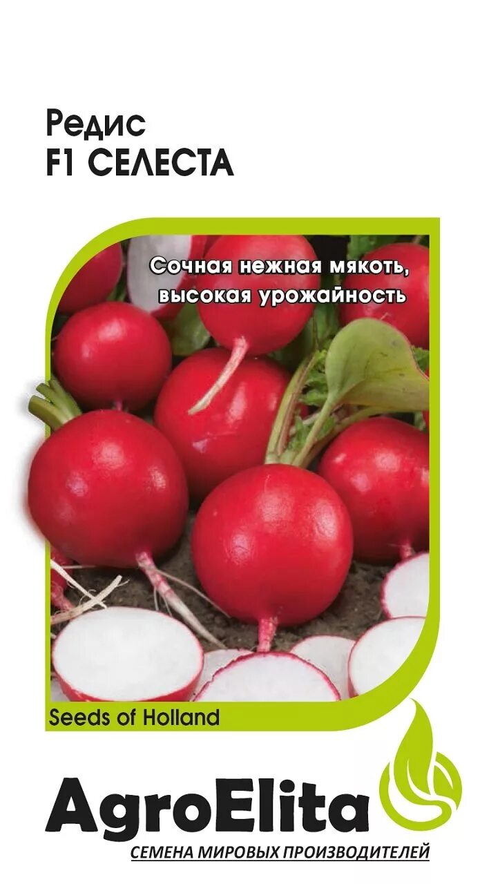 Редис селеста описание сорта отзывы. Редис селеста f1 (1 г) партнер. редис селеста f1. редис селеста f1 (ац).
