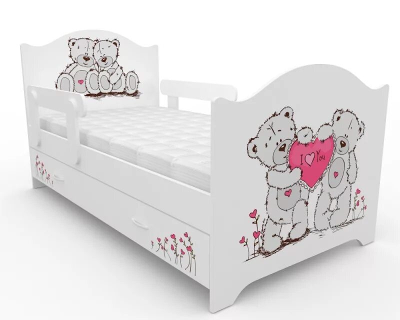 Кровать для девочки от 3х лет. Детская кроватка от 3 лет. Кроватка для девочки от 3 лет. Детские кроватки с мишкой. Детская кровать от 3х лет