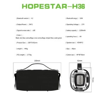 Колонка hopestar инструкция на русском