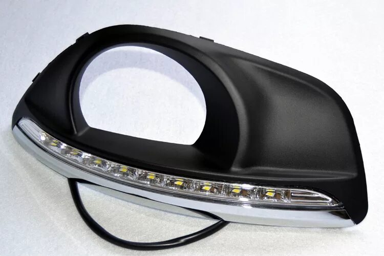 Дхо santa fe2. Дхо санта фе 2. Хендай санта фе ходовые огни. Led фара hyundai santa fe. Хендай санта фе ходовые огни.