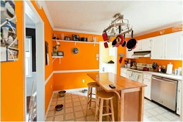55 Orange Interior Design Ideas (Orange Room Ideas) Orange dining room, Interior