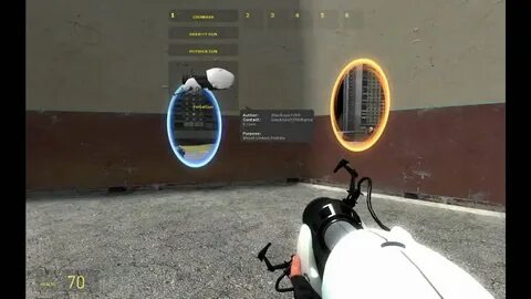 Моды на гаррис мод portal gun
