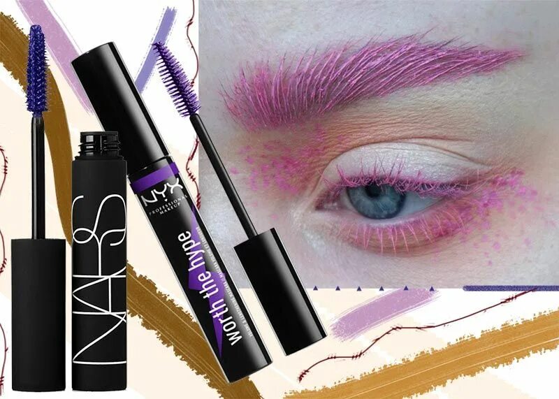 Colored mascara
