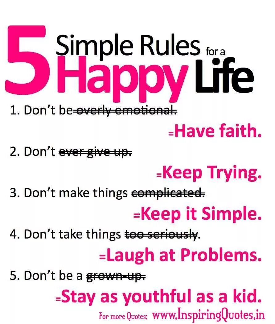 Have a happy life. Хэппи лайф. Rules of Life. Happy happily правило. Rules for Life.