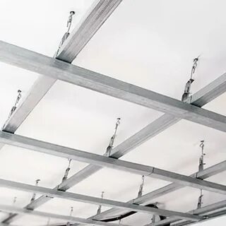 Как крепить потолочный профиль