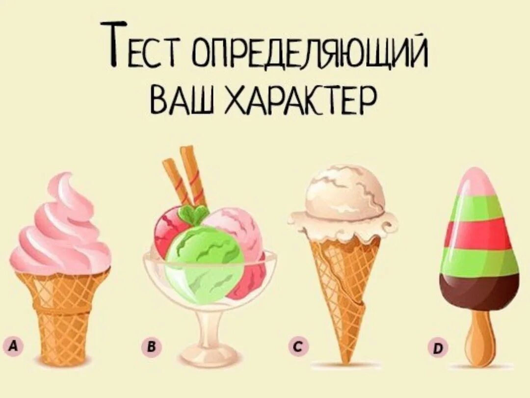 Тест мороженое. Тест выбери мороженое. Прикольное мороженое. Тест психологический мороженое.